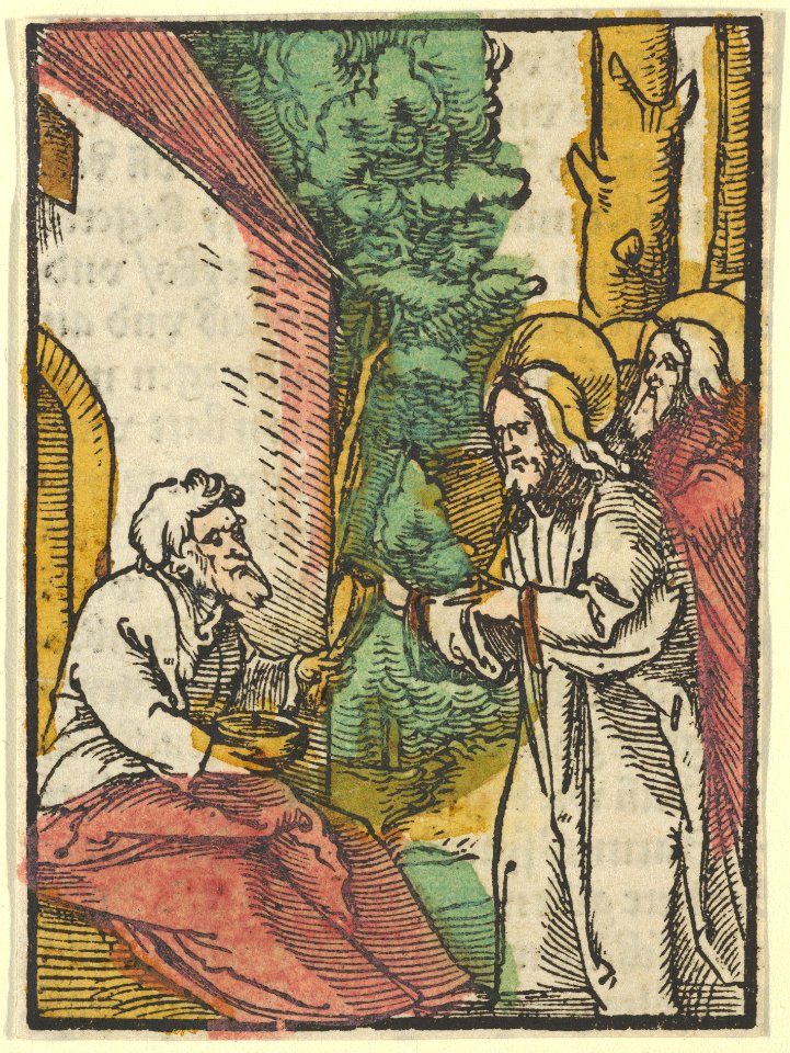 Christ Healing the Leper, from Das Plenarium MET DP849922