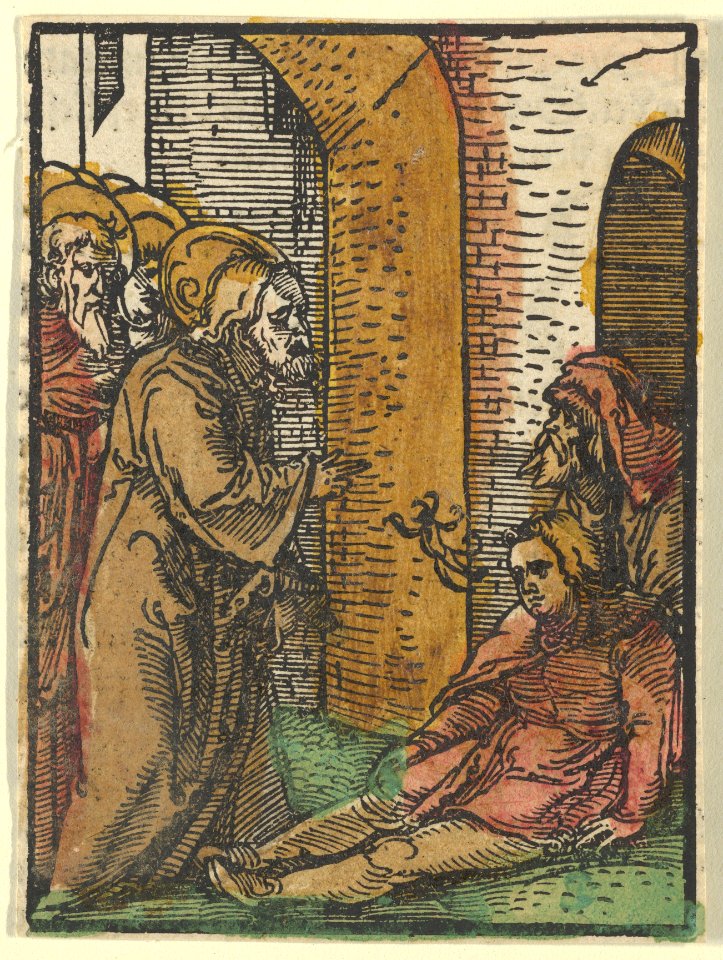 Christ Healing the Possessed, from Das Plenarium MET DP849930
