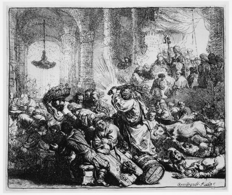 Christ Driving the Money Changers from the Temple MET MM17418