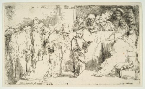 Christ Disputing with the Doctors; a sketch MET DP814795