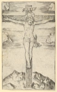 Christ on the cross, from the series 'Piccoli Santi' (Small Saints) MET DP853495