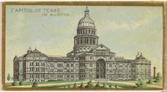 Capitol of Texas in Austin, from the General Government and State Capitol Buildings series (N14) for Allen & Ginter Cigarettes Brands MET DP834739