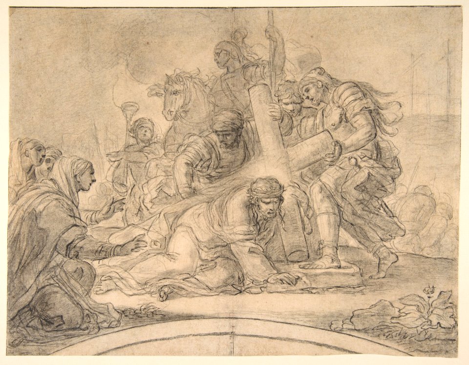 Christ Falls under the Cross MET DP811768