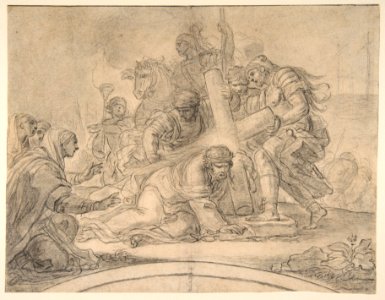 Christ Falls under the Cross MET DP811768