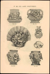 Catalogue of the F.M. Co., Art Pottery, Barbotine Vases, Baskets, Jardineres, &c. MET DP241618