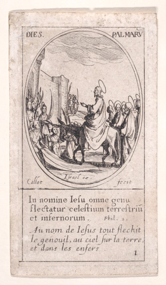 Christ Enters Jerusalem Met DP891301