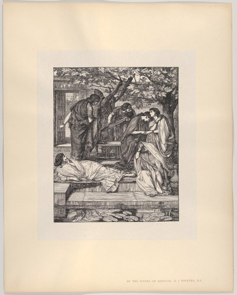 By the Rivers of Babylon (Dalziels' Bible Gallery) MET DP835897