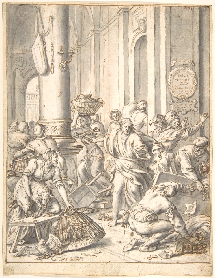 Christ Driving the Money Changers from the Temple MET DP803227