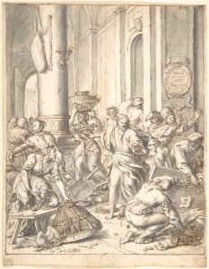 Christ Driving the Money Changers from the Temple MET DP803227