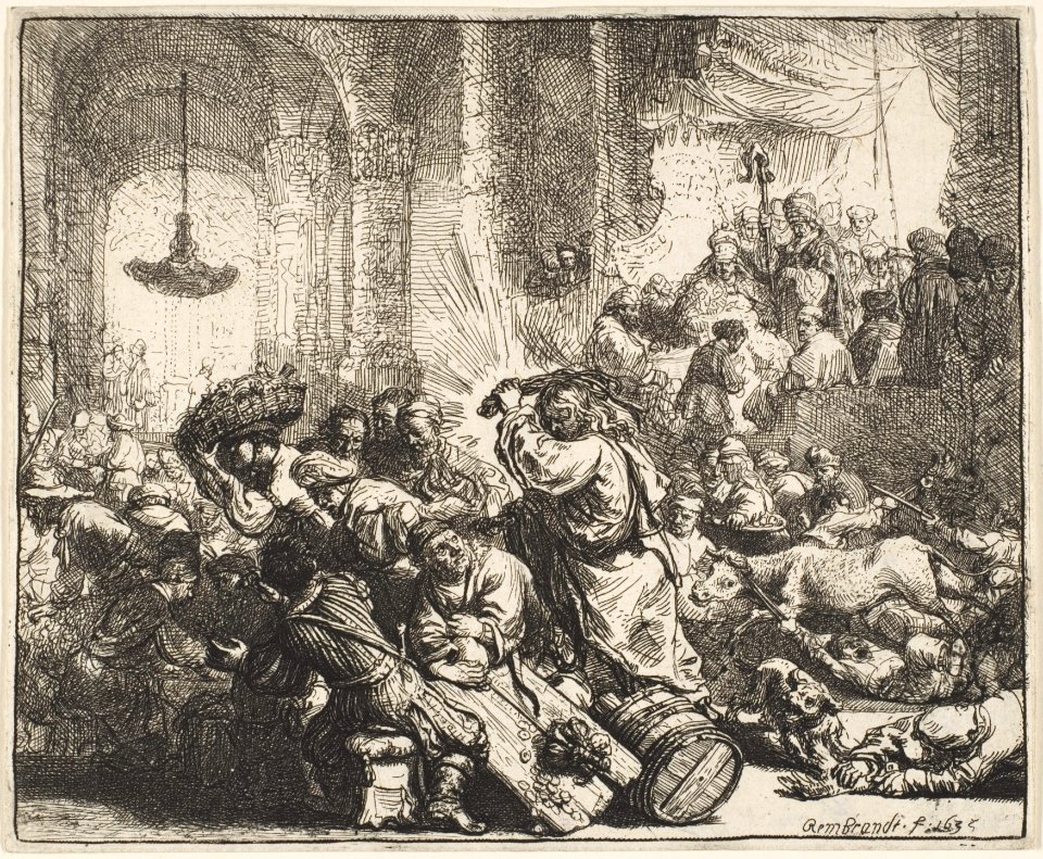 Christ Driving the Money Changers from the Temple MET DP122681