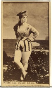Card Number 366, Elsie Dean, from the Actors and Actresses series (N145-7) issued by Duke Sons & Co. to promote Duke Cigarettes MET DP840390