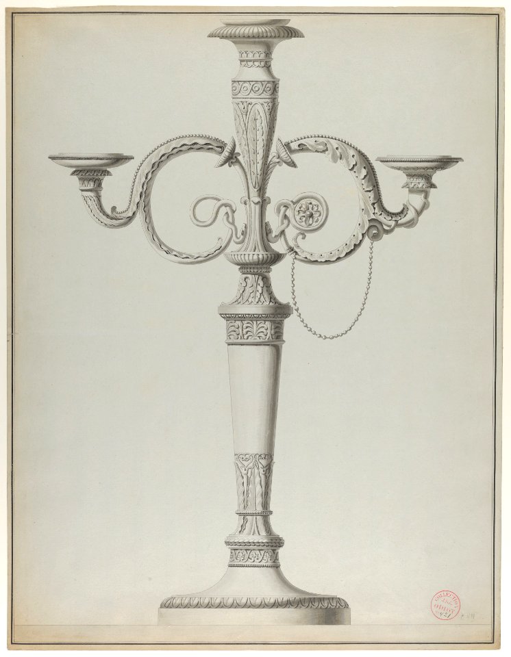 Candelabrum with Alternative Designs for the Arms MET DP841158