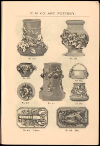 Catalogue of the F.M. Co., Art Pottery, Barbotine Vases, Baskets, Jardineres, &c. MET DP241619