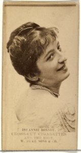 Card Number 392, Annie Bonneu, from the Actors and Actresses series (N145-3) issued by Duke Sons & Co. to promote Cross Cut Cigarettes MET DP839692