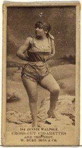Card Number 364, Jennie Walpole, from the Actors and Actresses series (N145-3) issued by Duke Sons & Co. to promote Cross Cut Cigarettes MET DP839859