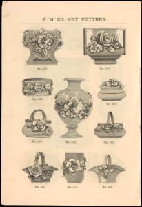 Catalogue of the F.M. Co., Art Pottery, Barbotine Vases, Baskets, Jardineres, &c. MET DP241616