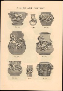 Catalogue of the F.M. Co., Art Pottery, Barbotine Vases, Baskets, Jardineres, &c. MET DP241620