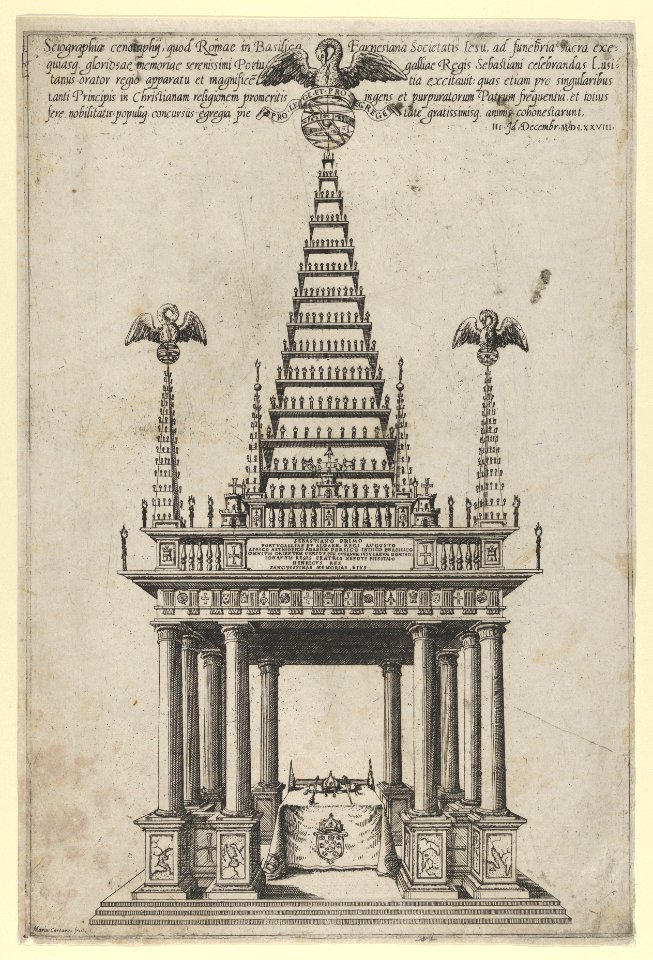 Cenotaph for Sebastian I, King of Portugal, Basilica Farnesina, Rome, December 3, 1578 MET DP855557