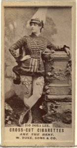 Card Number 350, Dora Lee, from the Actors and Actresses series (N145-3) issued by Duke Sons & Co. to promote Cross Cut Cigarettes MET DP839786