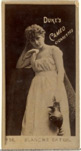 Card Number 56, Blanche Eaton, from the Actors and Actresses series (N145-4) issued by Duke Sons & Co. to promote Cameo Cigarettes MET DP839924