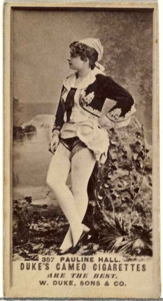 Card Number 357, Pauline Hall, from the Actors and Actresses series (N145-5) issued by Duke Sons & Co. to promote Cameo Cigarettes MET DP840083