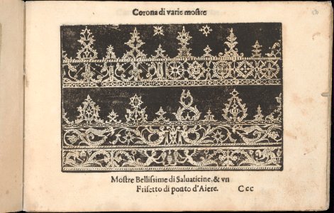 Corona delle Nobile et Virtuose Donne, Libro Terzo, page 13 (recto) MET DP362450