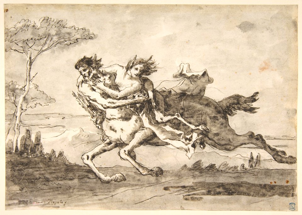 Centaur Abducting a Satyress MET DP812111
