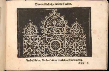 Corona delle Nobile et Virtuose Donne, Libro Terzo, page 7 (recto) MET DP362444
