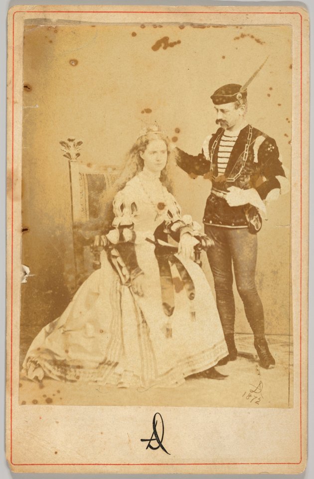 David Maitland Armstrong and Helen Neilson Armstrong in 15th-century Style Fancy Dress in Rome MET DP832148