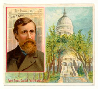 Crosby S. Noyes, The Washington Evening Star, from the American Editors series (N35) for Allen & Ginter Cigarettes MET DP838894