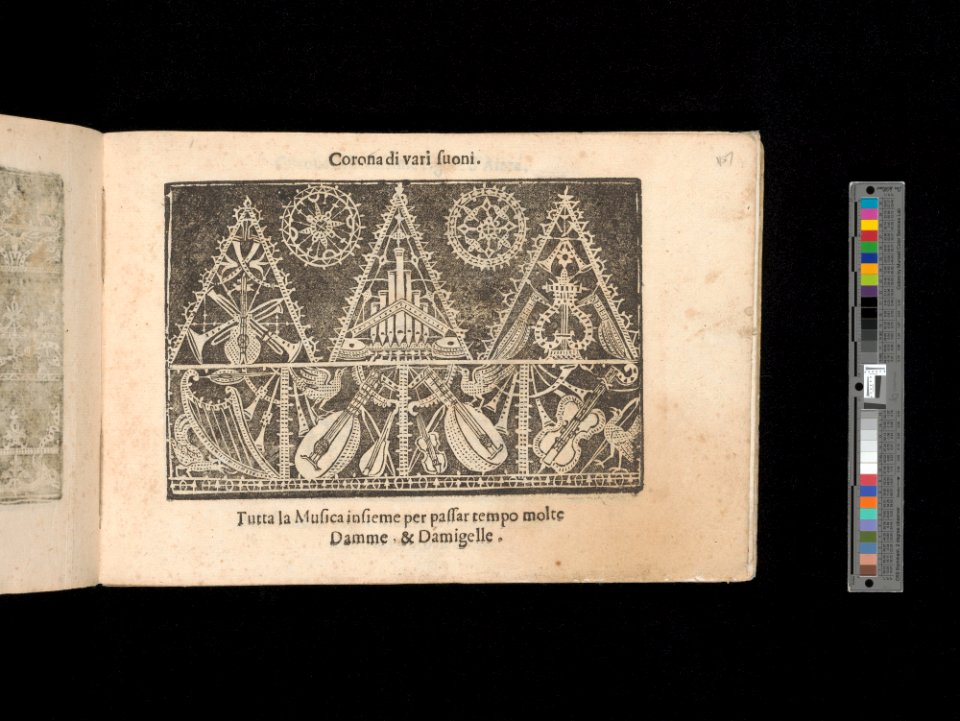 Corona delle Nobile et Virtuose Donne, Libro Terzo, page 17 (recto) MET DP363979