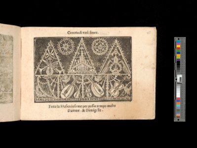 Corona delle Nobile et Virtuose Donne, Libro Terzo, page 17 (recto) MET DP363979