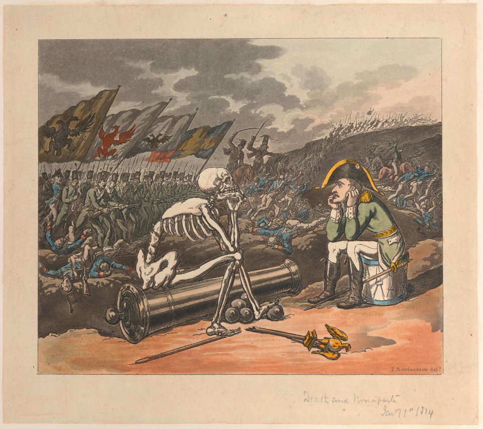 Death and Bonaparte, The Two Kings of Terror Met DP885277