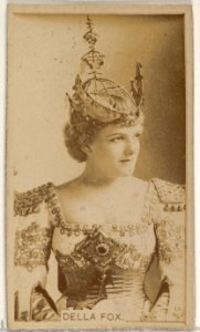 Della Fox, from the Actors and Actresses series (N45, Type 8) for Virginia Brights Cigarettes MET DP831471