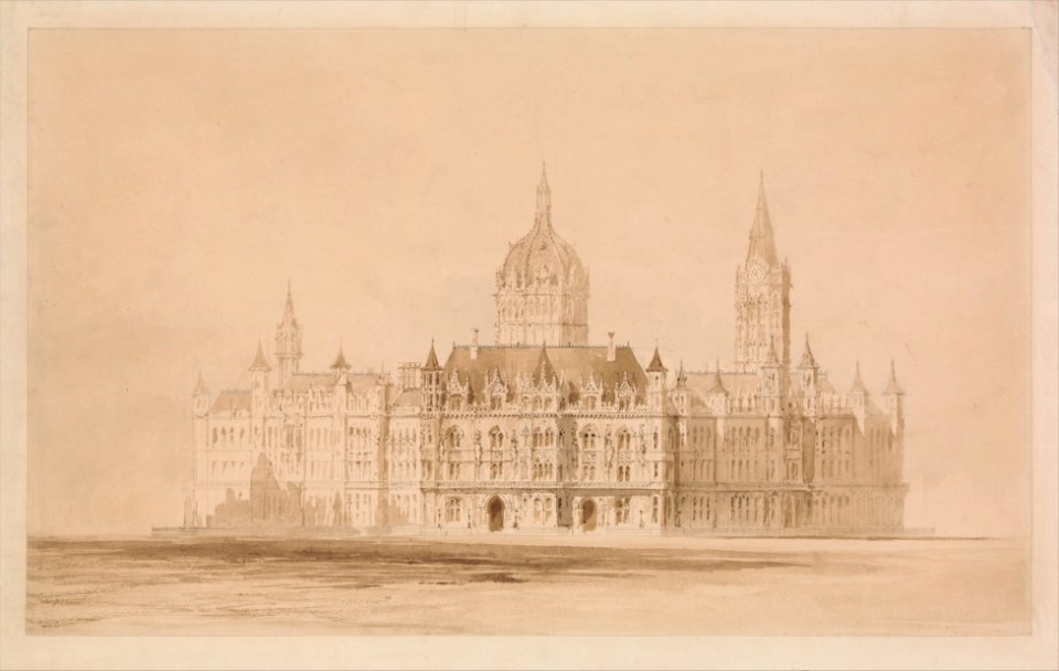 Competition Drawing for the Manchester Town Hall MET DP339397