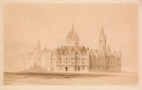 Competition Drawing for the Manchester Town Hall MET DP339397