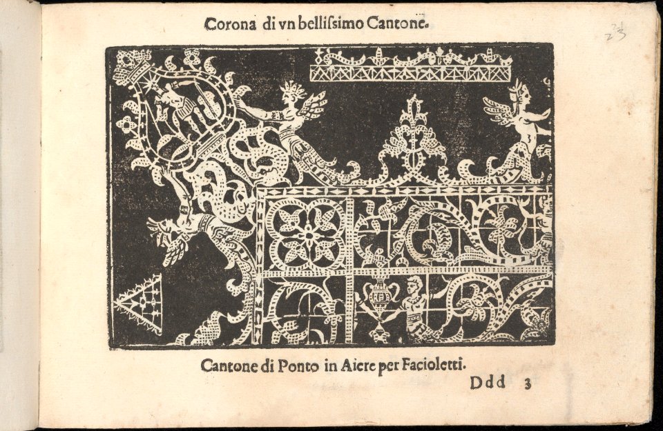 Corona delle Nobile et Virtuose Donne, Libro Terzo, page 23 (recto) MET DP362460