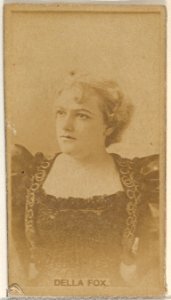 Della Fox, from the Actors and Actresses series (N45, Type 8) for Virginia Brights Cigarettes MET DP831472
