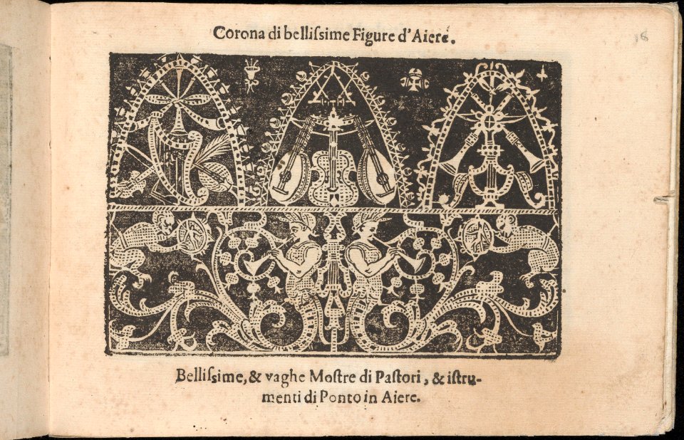 Corona delle Nobile et Virtuose Donne, Libro Terzo, page 18 (recto) MET DP362455