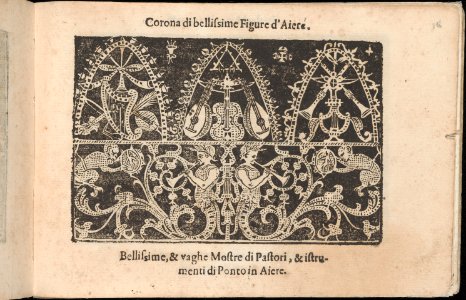Corona delle Nobile et Virtuose Donne, Libro Terzo, page 18 (recto) MET DP362455