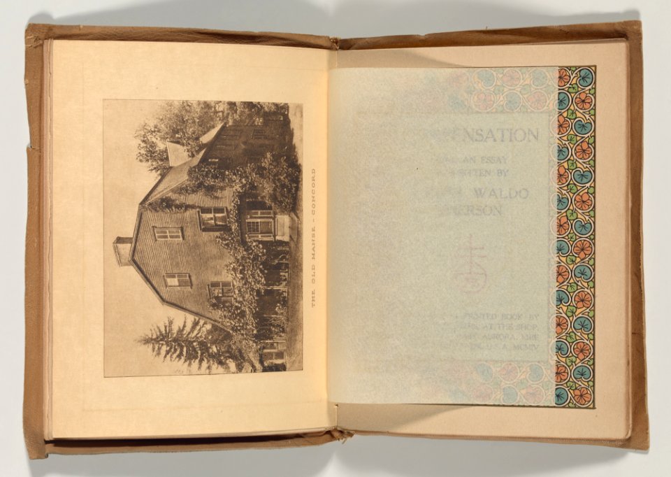 Compensation, being an Essay written by Ralph Waldo Emerson MET DP-13372-068