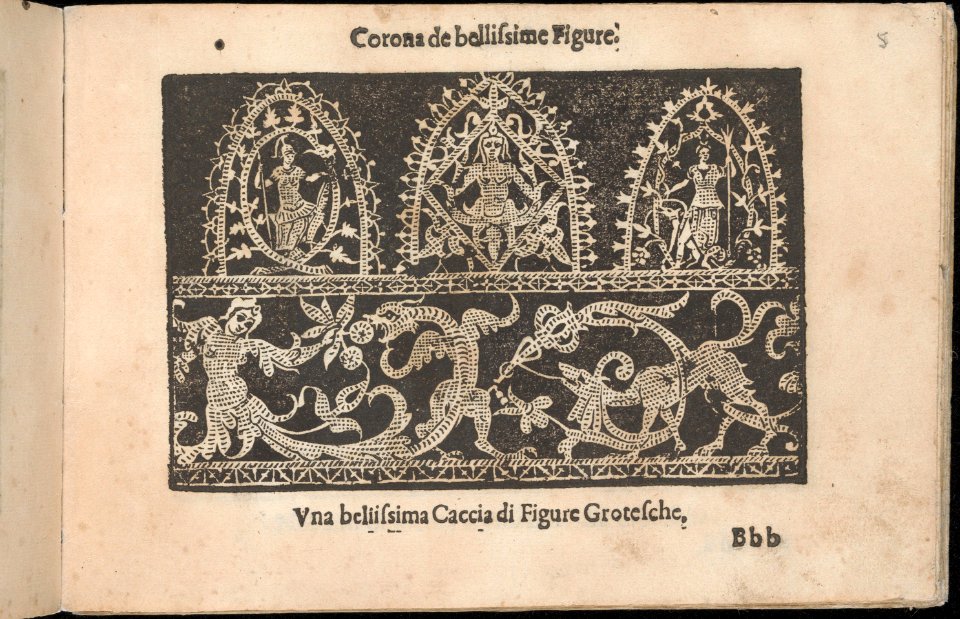 Corona delle Nobile et Virtuose Donne, Libro Terzo, page 5 (recto) MET DP362442