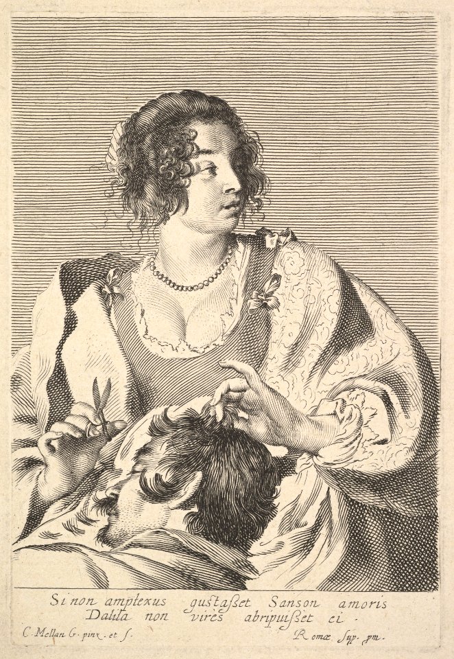 Delilah Cutting Samson's Hair MET DP822274