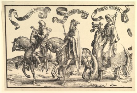 David, Solomon, Rehoboam, from The Twelve Kings of Israel MET DP819237