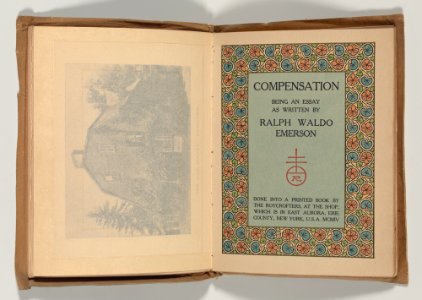 Compensation, being an Essay written by Ralph Waldo Emerson MET DP-13372-067