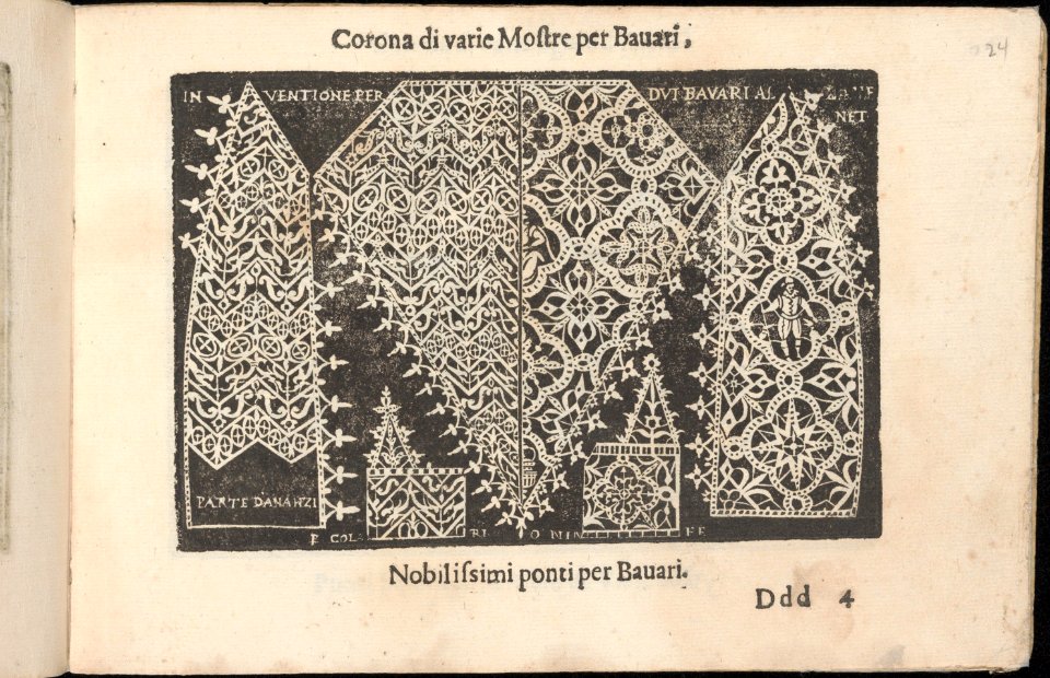 Corona delle Nobile et Virtuose Donne, Libro Terzo, page 24 (recto) MET DP362461