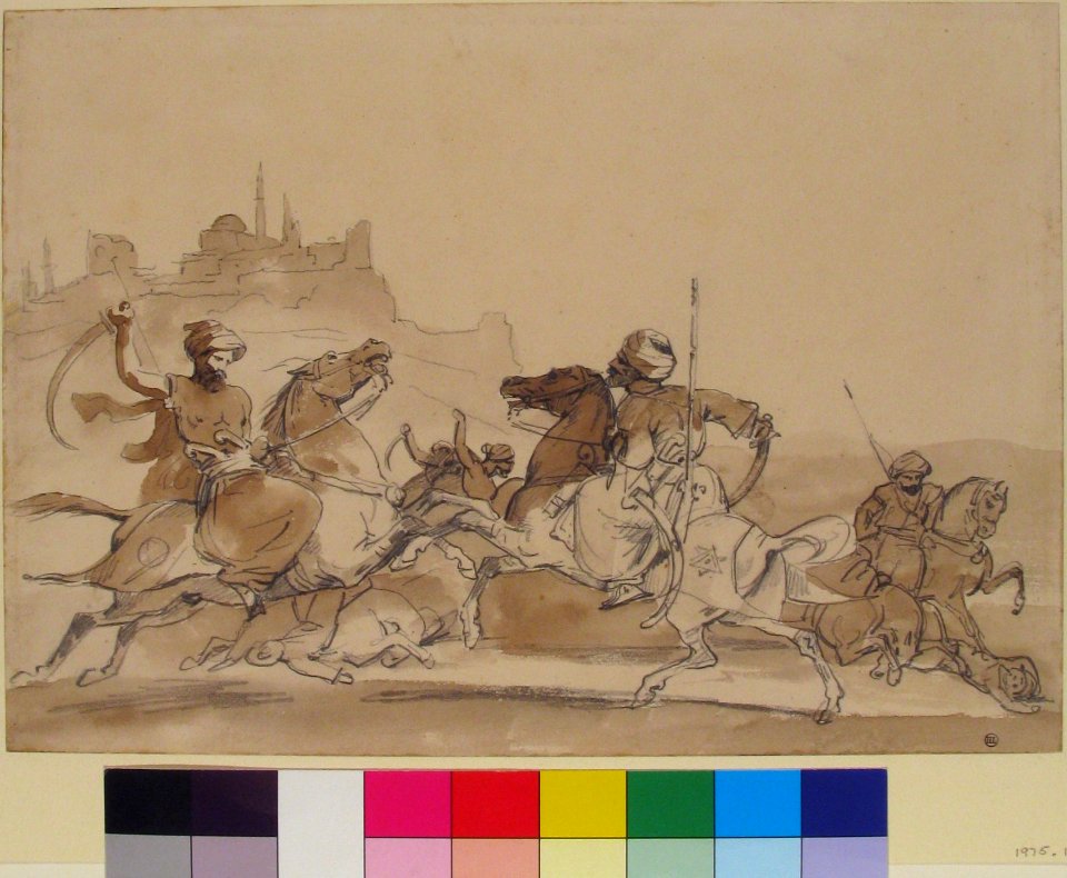 Combat of Oriental Horsemen MET 1975.131.109
