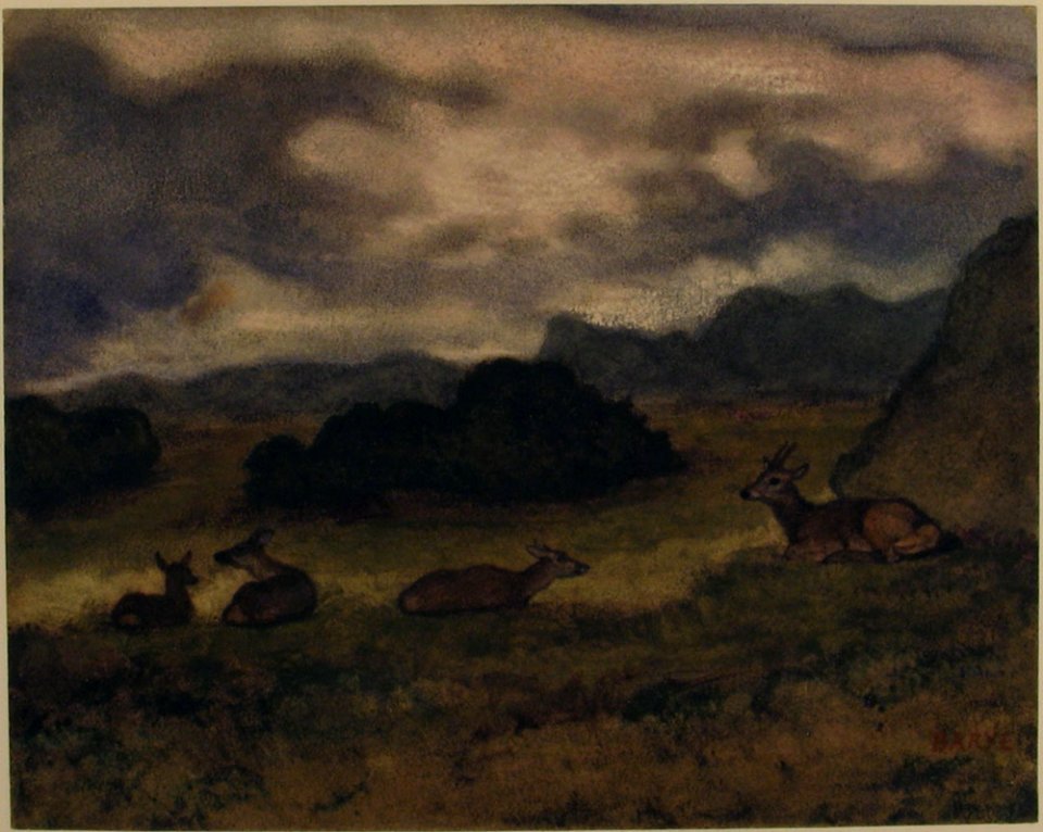 Deer in Landscape MET 29.100.584