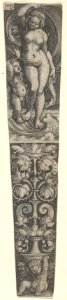 Dagger Sheath with Venus and Cupid, and a Candelabrum Supported by Cupid Below MET DP837118