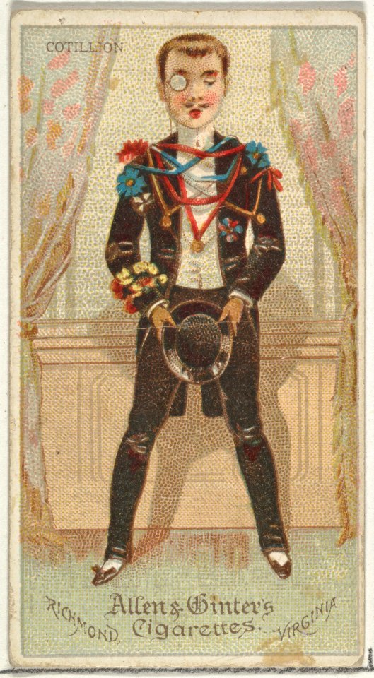 Cotillion, from World's Dudes series (N31) for Allen & Ginter Cigarettes MET DP838504
